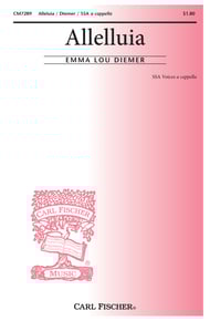 cover Alleluia SSA choral sheet music cover